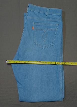 Пояс 84 см vintage 80s levis 43415-4514 size w34 l31 голубые джинсы orange tab 
50% cotton 
 50% trevira esp polyester 
made in usa