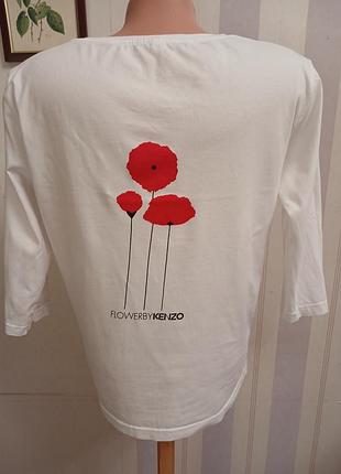 Kenzo лонгслів  до парфумів flowerbykenzo мерч  бавовна m  s