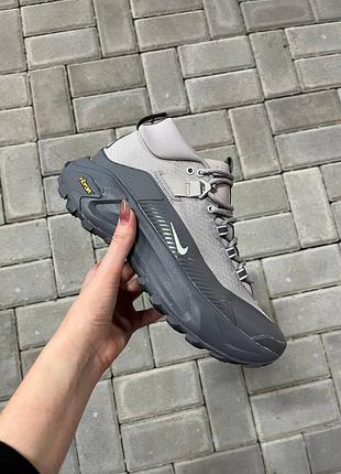 Кросівки nike acg zegama vibram gray