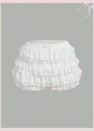 Шортики з рюшами від shein