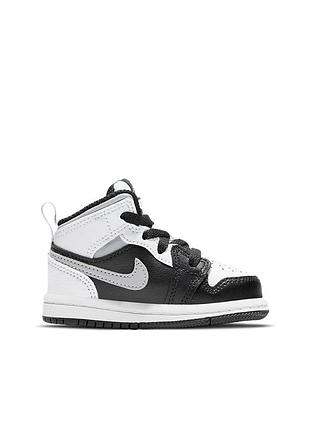 Демі кросівки nike air jordan 1 mid  у розмірі 9.5 (27), устілка 16,5 см, комбінована натуральна та штучна шкіра