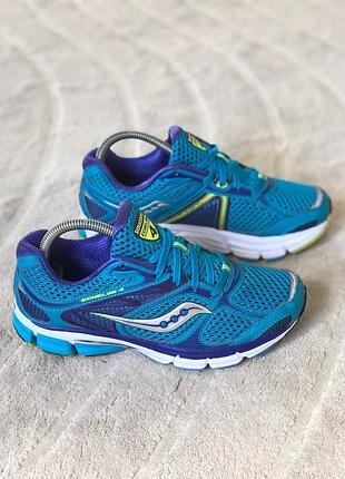 🏃‍♂️ оригінальні бігові кросівки saucony echelon 4 💙💜 розмір 39