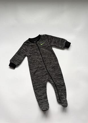 Теплий флісовий чоловічок / сліп nike для немовляти