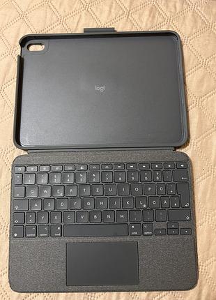 Чохол-клавіатура logitech combo touch для ipad 2