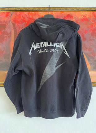 Винтажный худи metallica оригинал размер xl