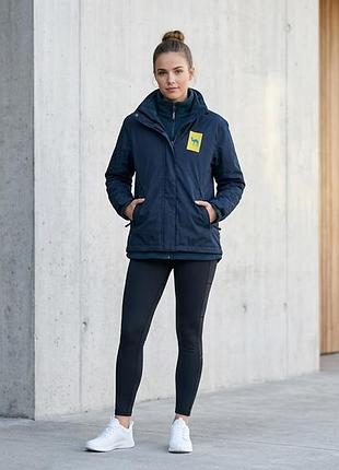 Куртка жіноча 2в1 hakro active aspen (l) з флісовою підкладкою