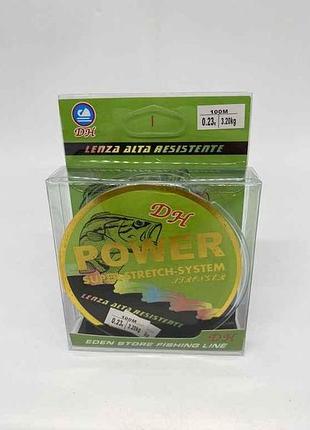 Лiска power 0,23мм 3,20кг 100м білий sm-y-21-023 тм prc