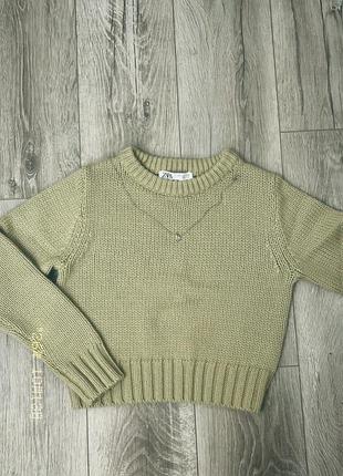 Укорочений светр zara