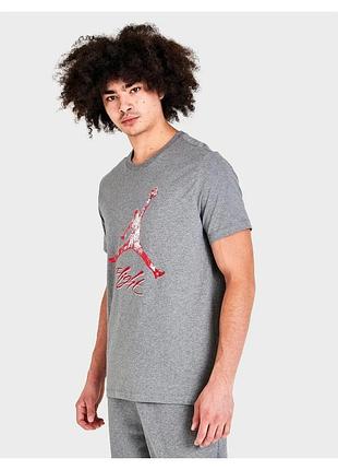 Футболка мужская air jordan essentials jumpman logo t-shirt grey dq7376-091