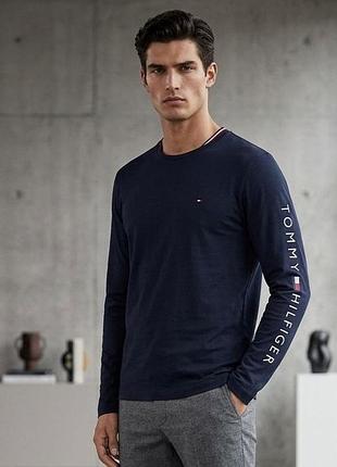 Чоловічийлонгслів tommy hilfiger розмір xl,  лонгслів, джемпер, светр чоловічий, лонгслів під джинси,реглаг