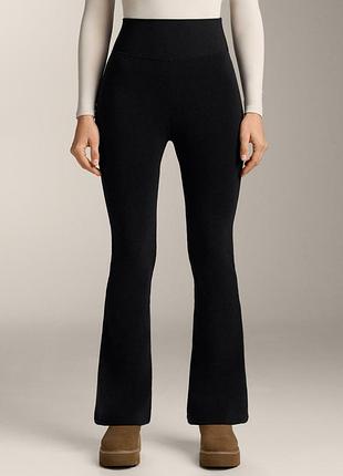 Легінси flare high rise extra warm oysho