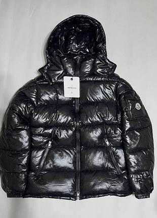 Пуховик жіночий moncler чорний