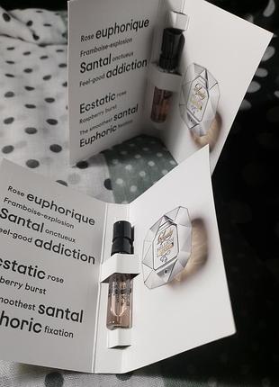 Lady million lucky rabanne , пробник 1,5 мл 4