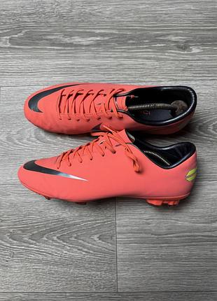 Бутси чоловічі nike mercurial коралові