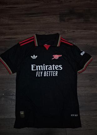 Чорна ігрова джерсі арсенал лондон 24/25 adidas heat.rdy