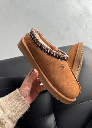 Ugg tasman chestnut (коричнева вишивка) 6