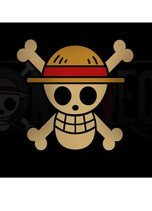 Плакат ван піс піратський прапор one piece abc