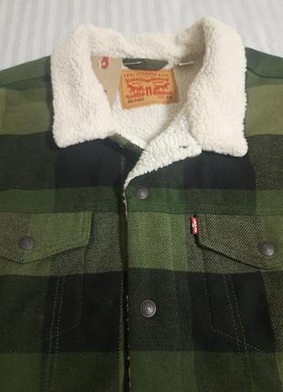 Оригинальная утепленная куртка levi's sherpa trucker jacket. xxl. новая