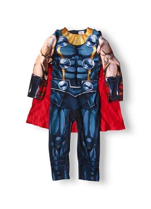Дитячий карнавальний маскарадний костюм thor тор marvel новорічний хеллоуїн halloween tesco 3-4 роки