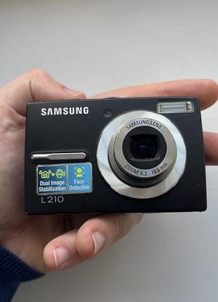 Фотоаппарат samsung l210 10.2mp стильна та компактна y2k камера