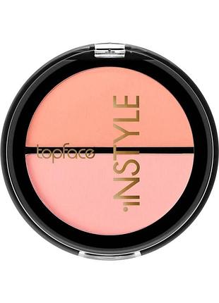 Рум'яна подвійні topface instyle twin blush рт353 №6, 10 г (8681217240230)