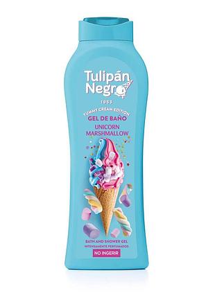 Гель для душу tulipan negro зефірний єдиноріг, 650 мл (8410751094425)