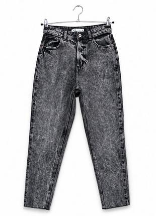 Графітові мом джинси zara