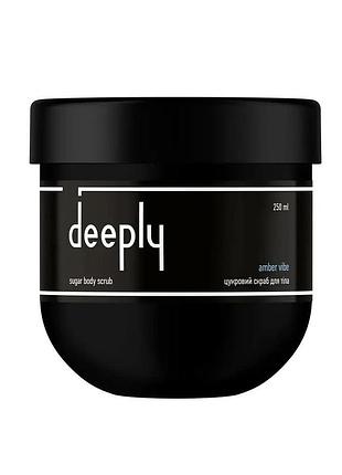 Сахарный скраб для тела deeply amber vibe sugar body scrub, 250 мл (4820200424668)