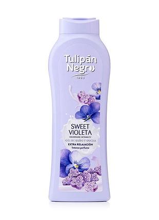 Гель для душа tulipan negro сладкая фиалка, 650 мл (8410751093268)
