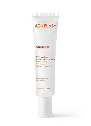 Мягкий пилинг для кожи, склонной к акне acnelab+ spotpeel soft peeling, 40 мл (52763948679536)