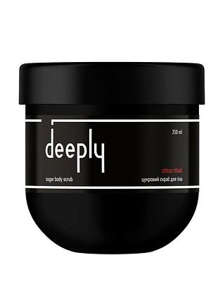 Сахарный скраб для тела deeply sugar body scrub citrus ritual, 250 мл (4820200424637)