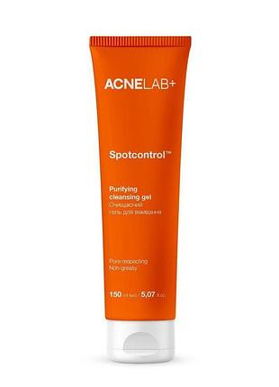 Очищаючий гель для вмивання acnelab+ spotcontrol purifying cleansing gel, 150 мл (52763830452592)