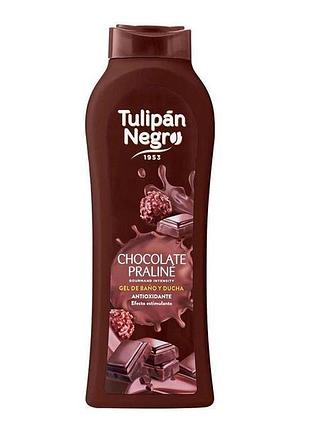 Гель для душа tulipan negro шоколадное пралине, 650 мл (8410751093169)