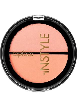 Рум'яна подвійні topface instyle twin blush рт353 №2, 10 г (8681217226241)