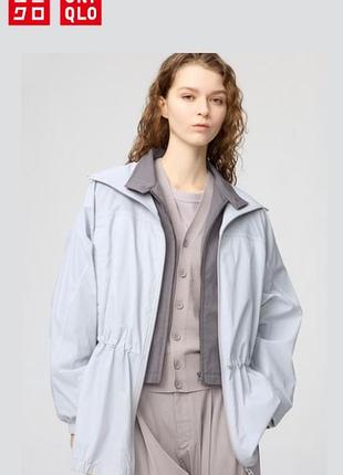 Оверсайз-парка с защитой от ультрафиолета uniqlo