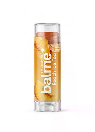 Бальзам для губ balme peach ice tea, 5 г (4823109414747)