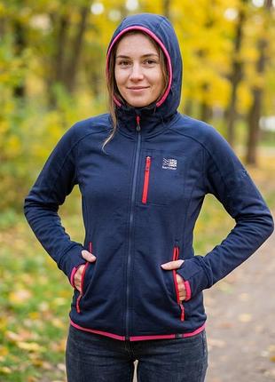 Спортивная кофта / флиска karrimor elite с капюшоном