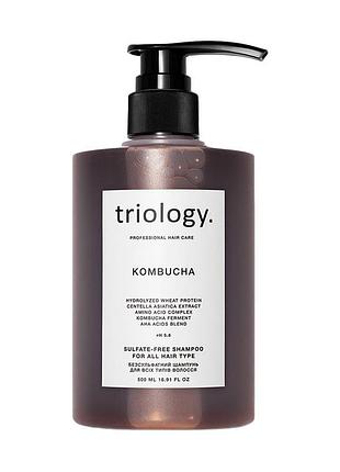 Безсульфатний шампунь для всіх типів волосся з комбучею triology kombucha 500 мл (4823109705401)