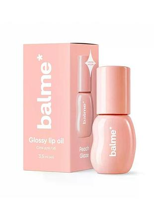Масло для губ balme peach glaze, 3,5 мл (4823109415027)