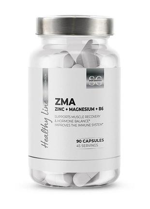 Zma цинк, магній і b6 для чоловіків, сну, спортсменів і жінок sport generation zma 90 капсул