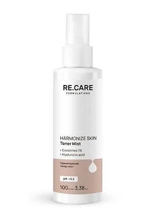 Гармонізуючий тонер-міст для обличчя re.care harmonize skin toner mist, 100 мл (4823109410954)