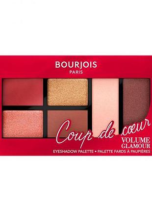 Палетка тіней для очей bourjois volume glamour №001 coup de coeur 8,4 г (3616302467389)