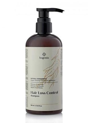 Шампунь против выпадения волос bogenia hair loss control bg415 №001, 500 мл (4823121504143)