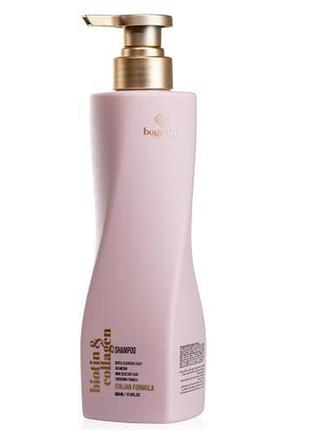 Шампунь для волос bogenia biotin & collagen shampoo bg451 №001, 500 мл (4823124407359)