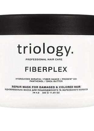 Восстановительная маска triology fiberplex для поврежденных и окрашенных волос 330 мл (4823109705302)