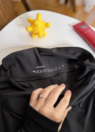 Чорні кльошні лосини h&m move 7