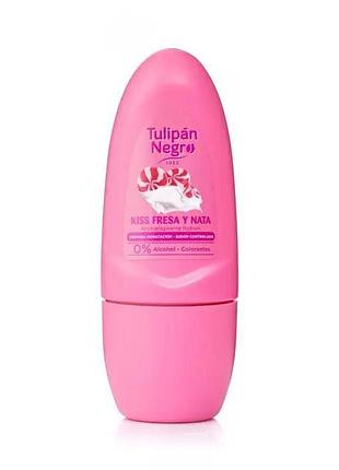 Дезодорант кульковий tulipan negro полуничний крем, 50 мл (8410751094234)