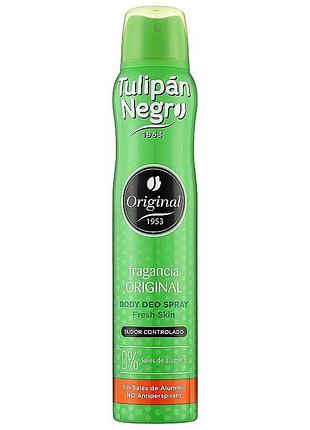 Дезодорант-спрей для жінок tulipan negro original, 200 мл (8410751031161)