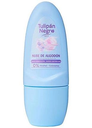 Дезодорант кульковий tulipan negro бавовняна хмара, 50 мл (8410751094241)