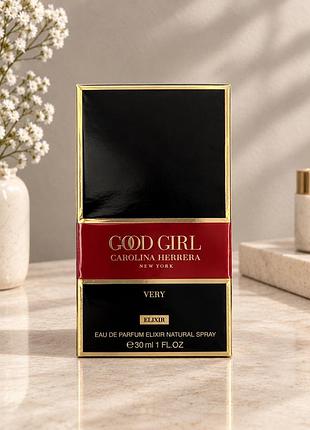 Carolina herrera good girl very elixir, 30 мл, нова, оригінал